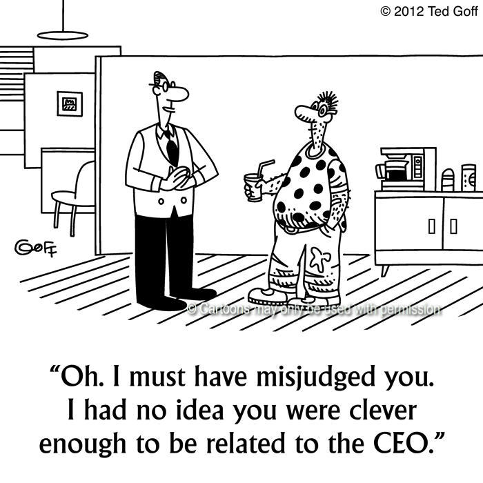 Cartoon about office