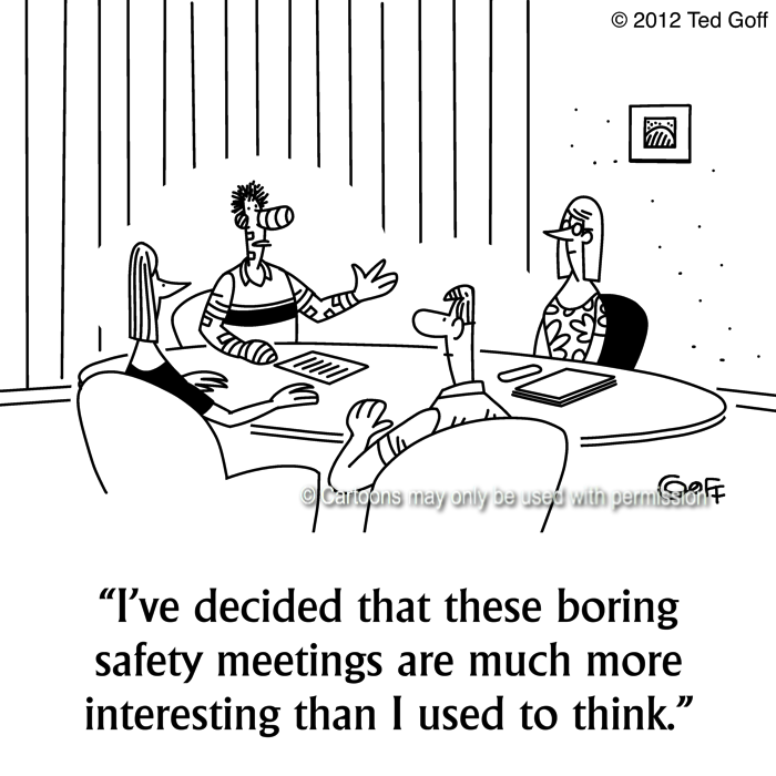 Cartoon about safety