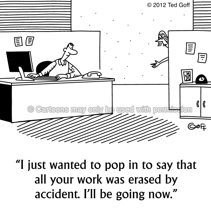 Cartoon about office