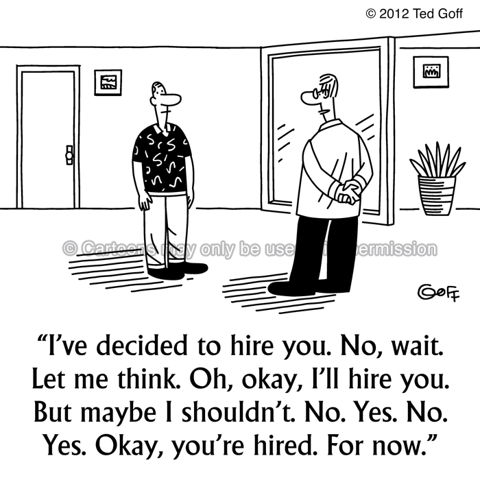 Cartoon about management