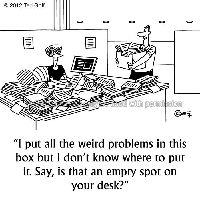 Cartoon about office