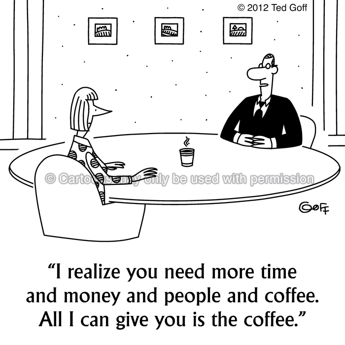 Cartoon about management