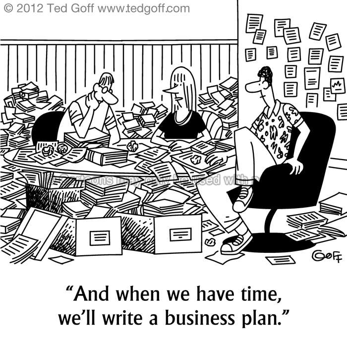 Cartoon about management