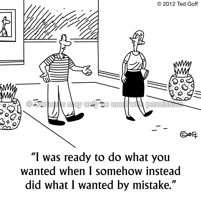 Cartoon about general