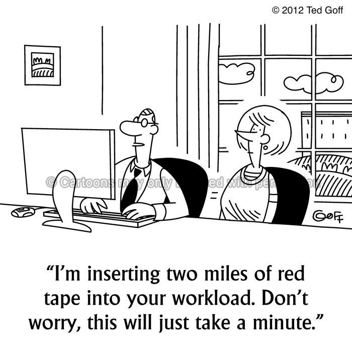 Cartoon about management