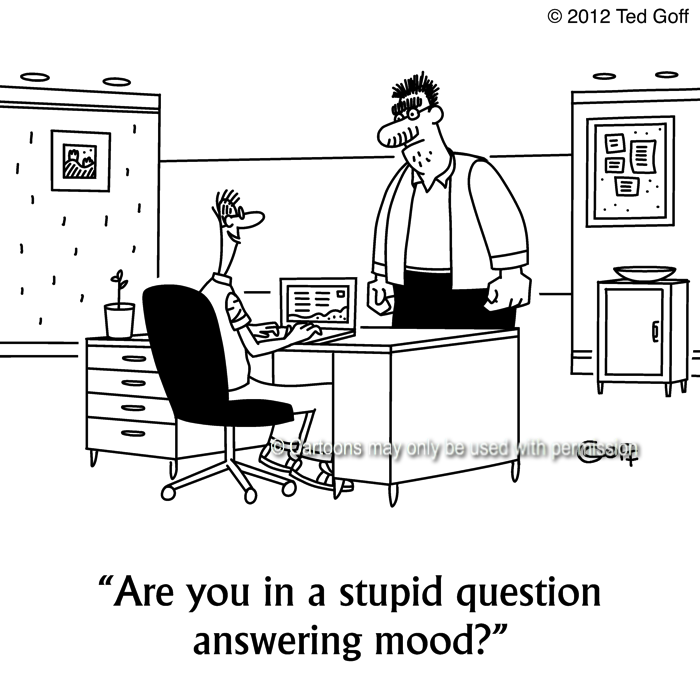 Cartoon about office