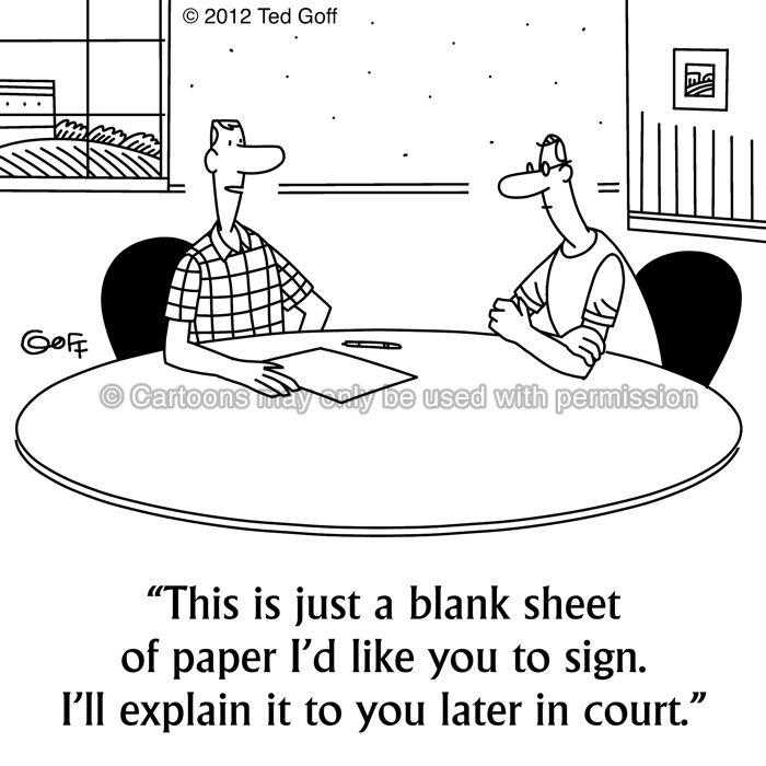 Cartoon about management