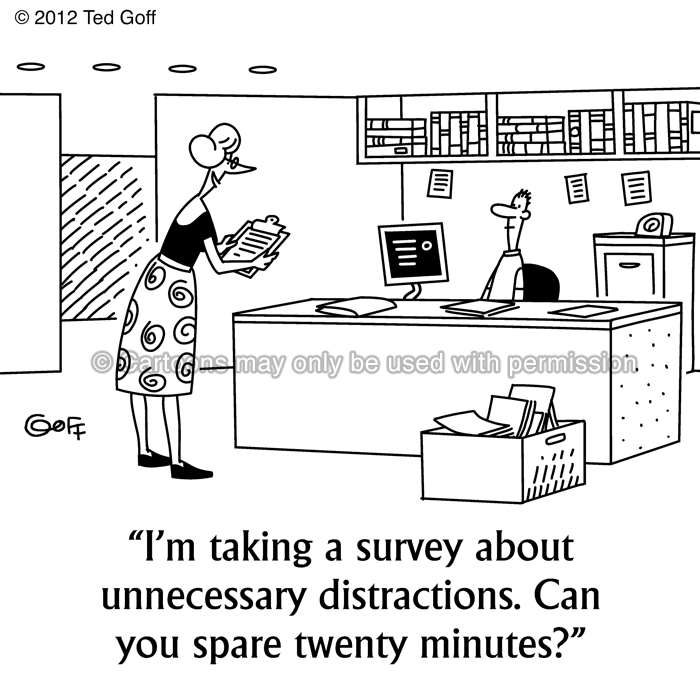 Cartoon about office