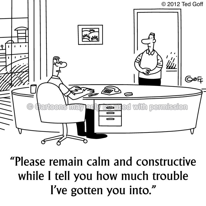 Cartoon about management