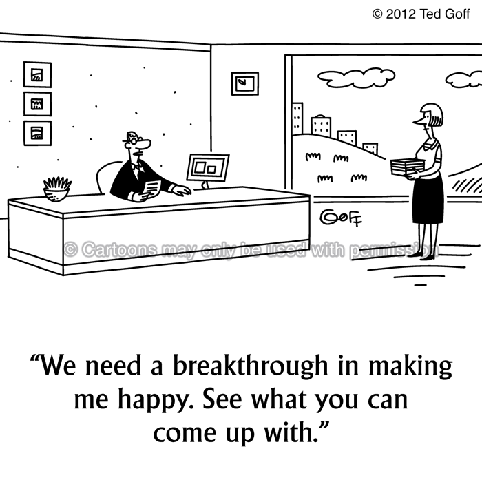 Cartoon about management