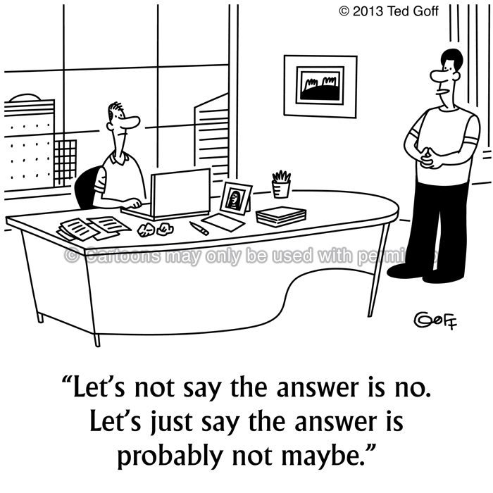 Cartoon about management