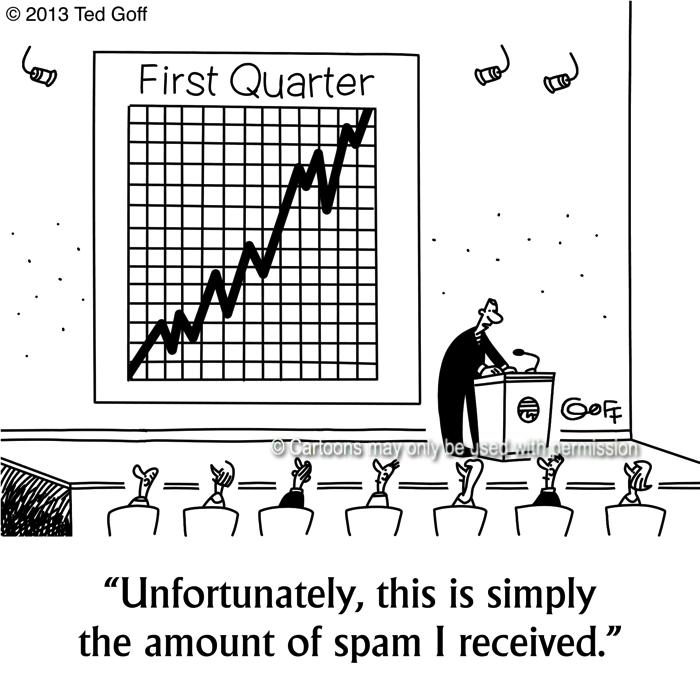 Cartoon about computer