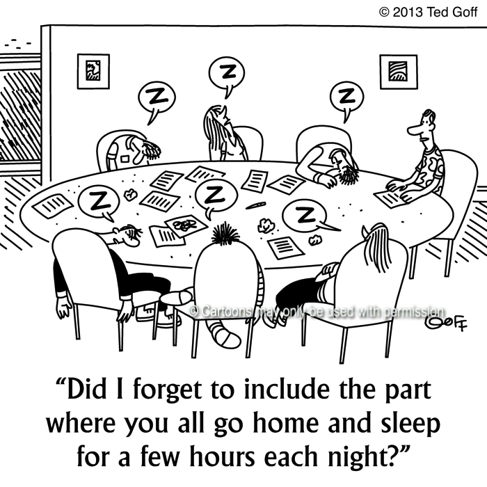 Cartoon about office