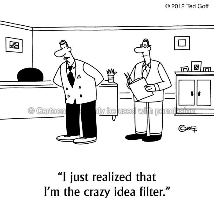 Cartoon about management