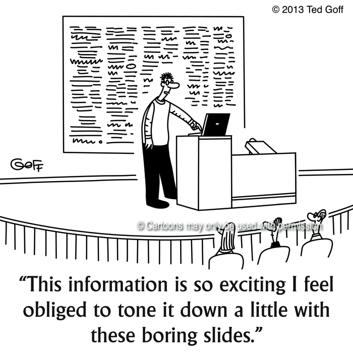 Cartoon about communication