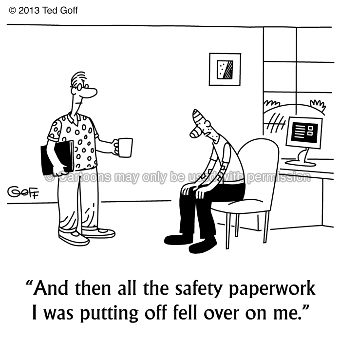 Cartoon about safety