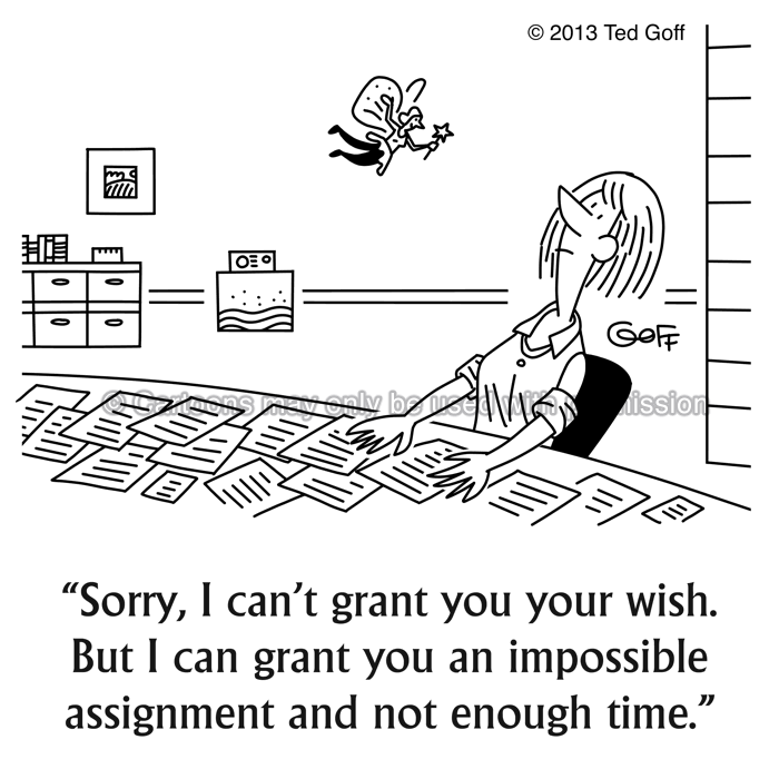 Cartoon about office