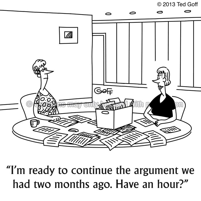 Cartoon about office