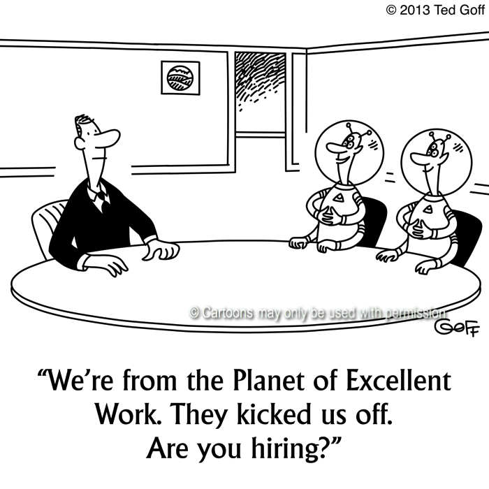 Cartoon about management