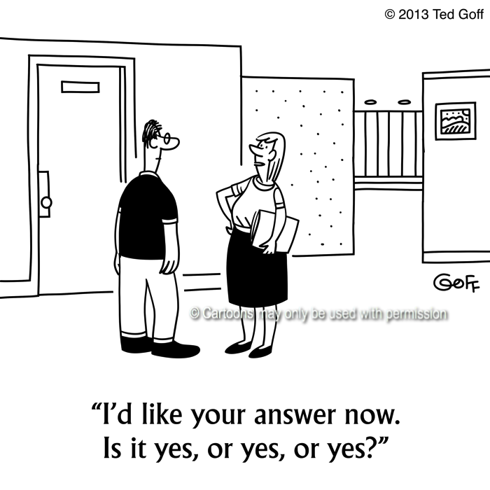 Cartoon about office