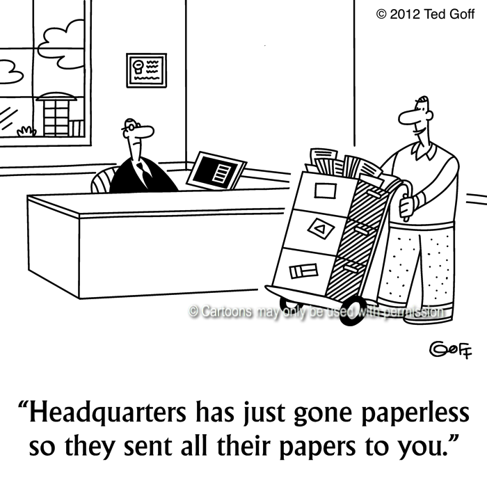 Cartoon about management