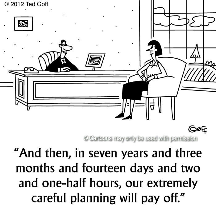 Cartoon about management