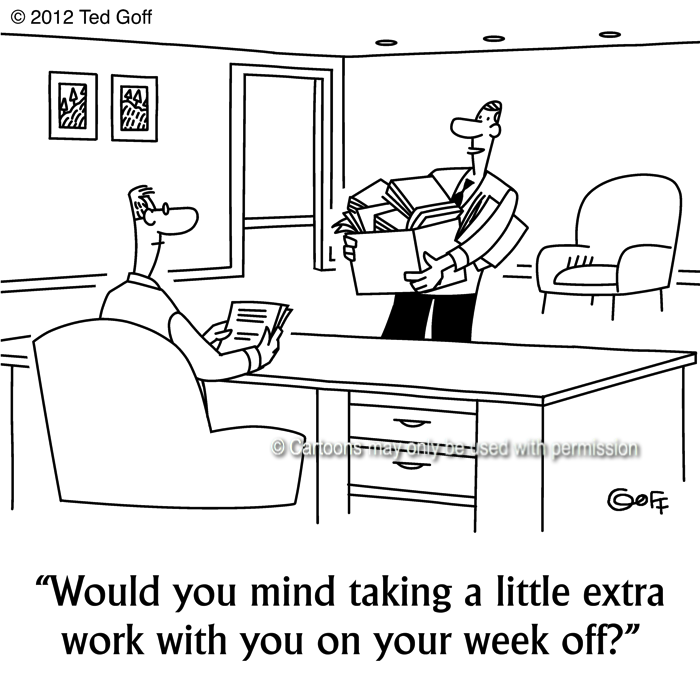 Cartoon about management