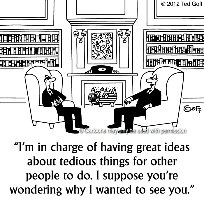 Cartoon about management