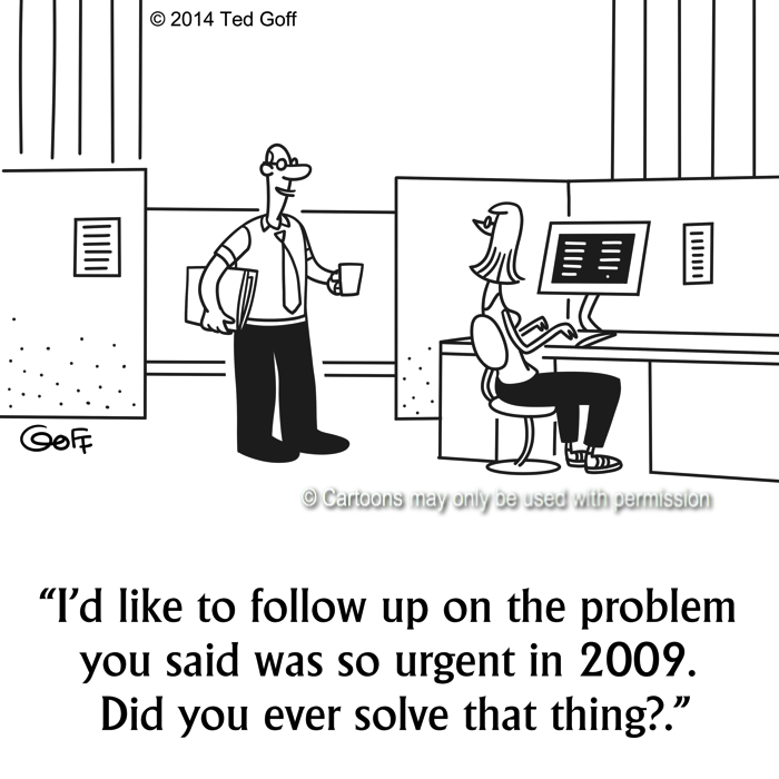 Cartoon about management