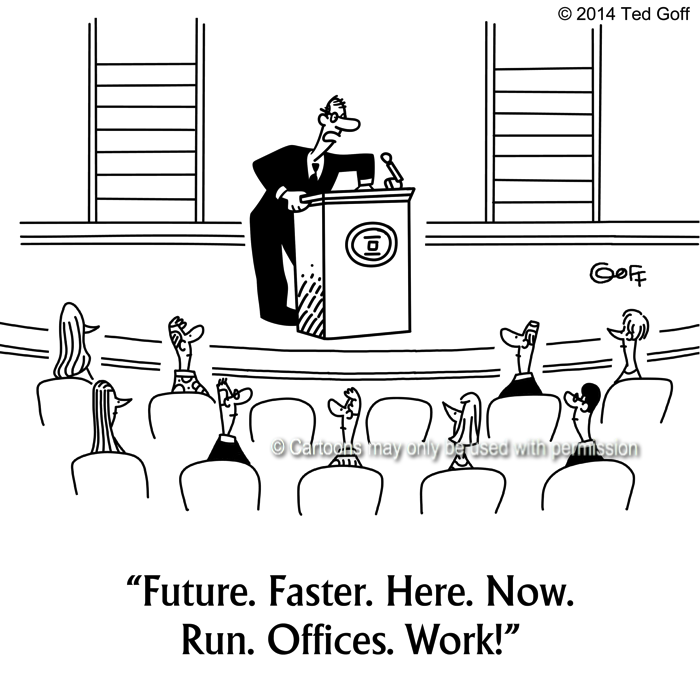 Cartoon about management