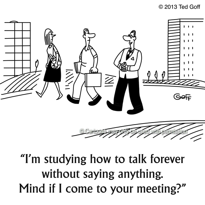 Cartoon about management