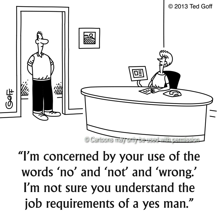 Cartoon about management