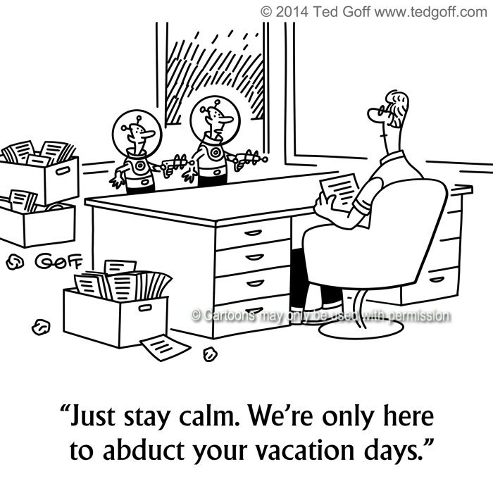 Cartoon about office
