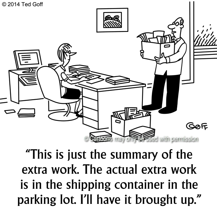 Cartoon about management