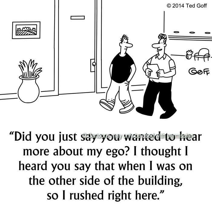 Cartoon about office