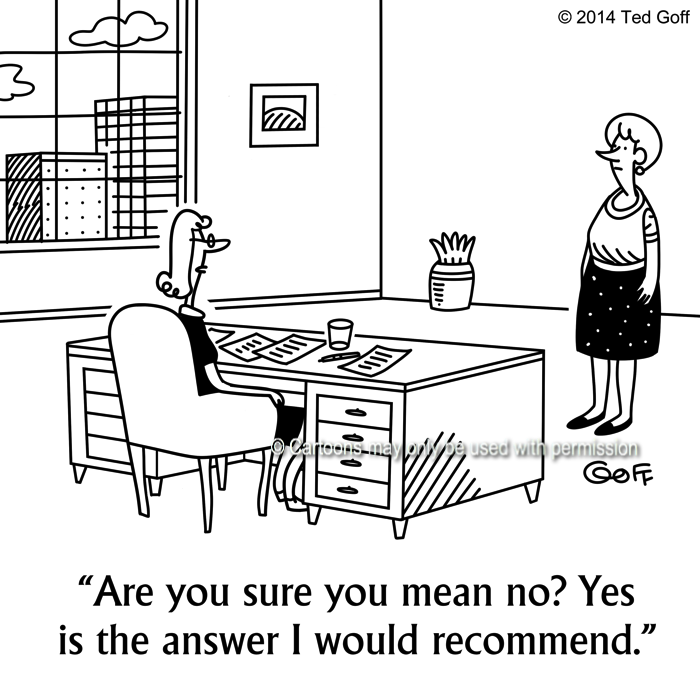 Cartoon about management