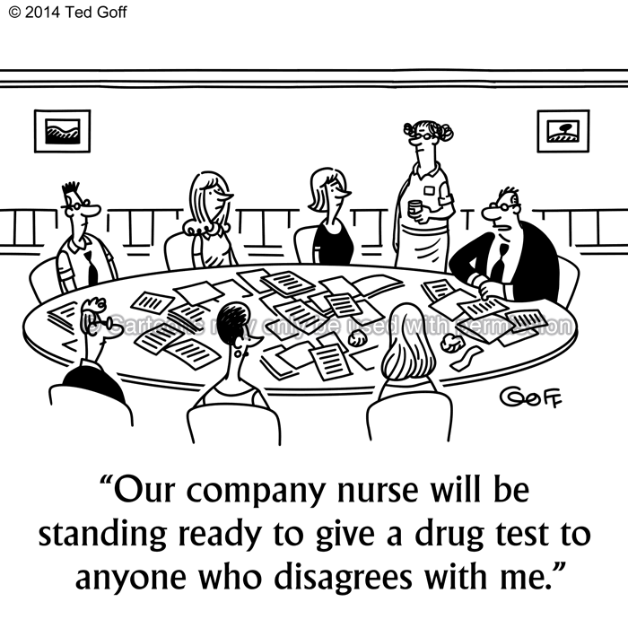 Cartoon about management