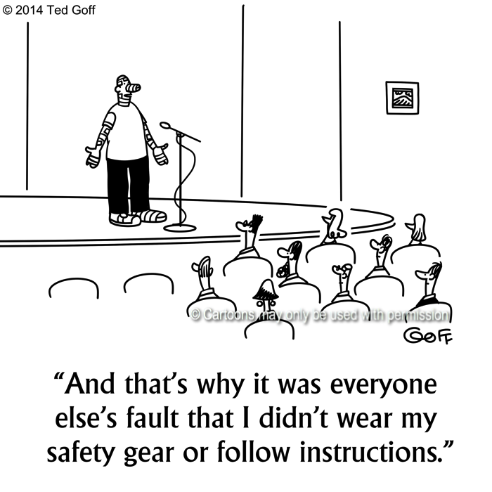 Cartoon about safety