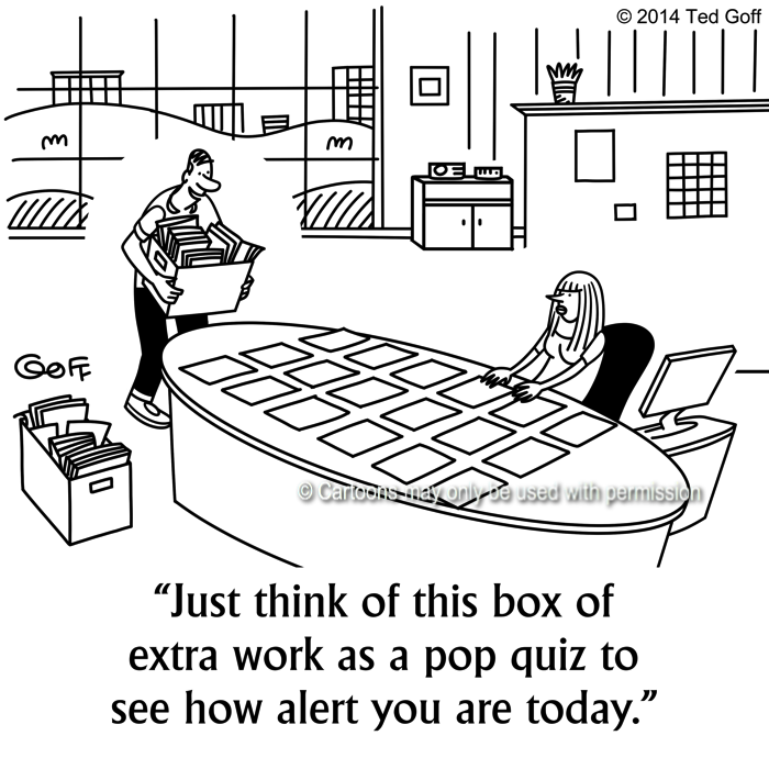 Cartoon about management