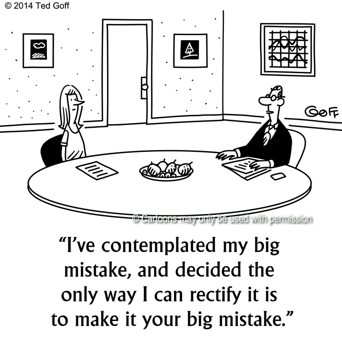 Cartoon about management