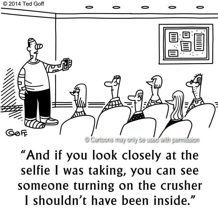 Cartoon about safety