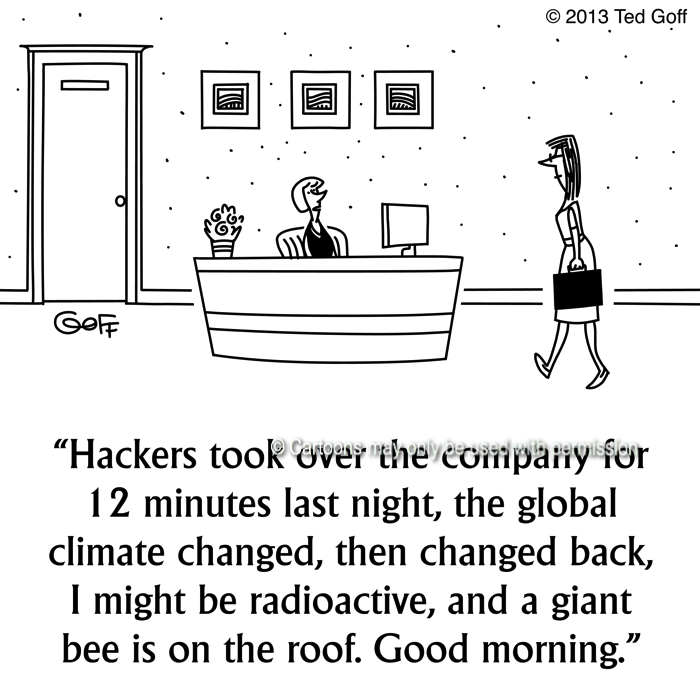 Cartoon about management