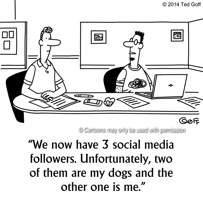 Cartoon about computer