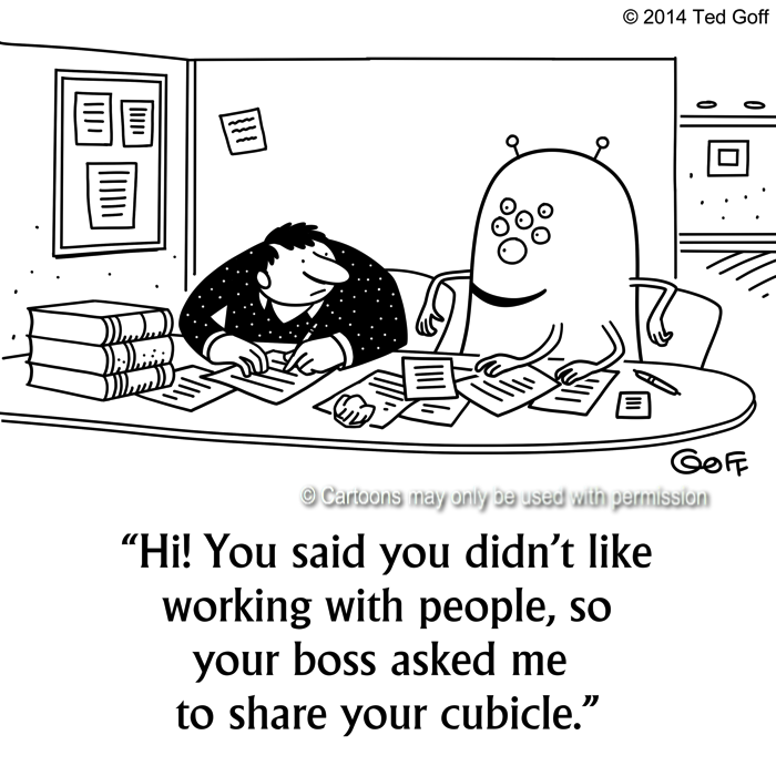 Cartoon about management