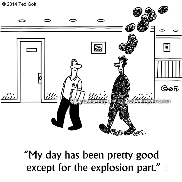 Cartoon about office