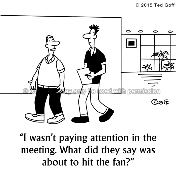 Cartoon about office