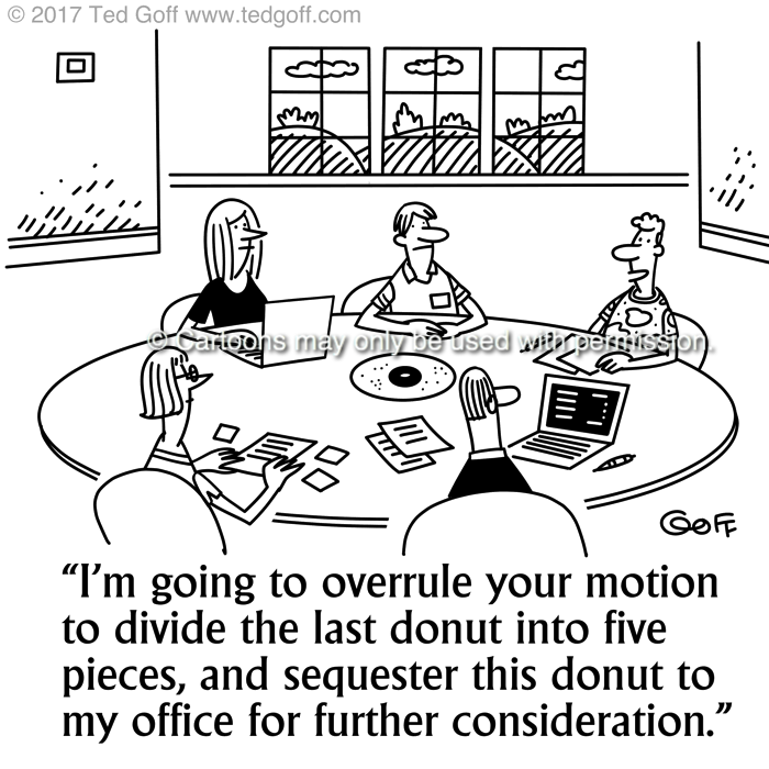 Cartoon about management