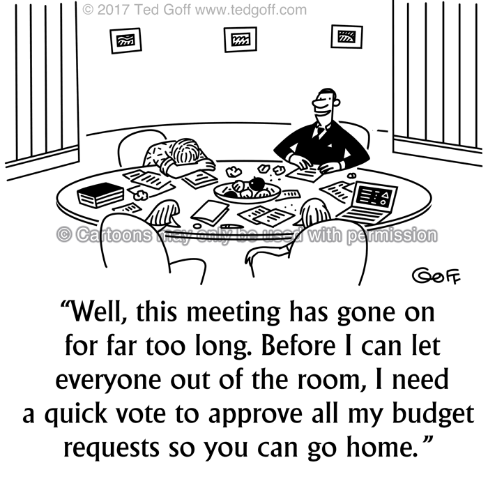 Cartoon about management