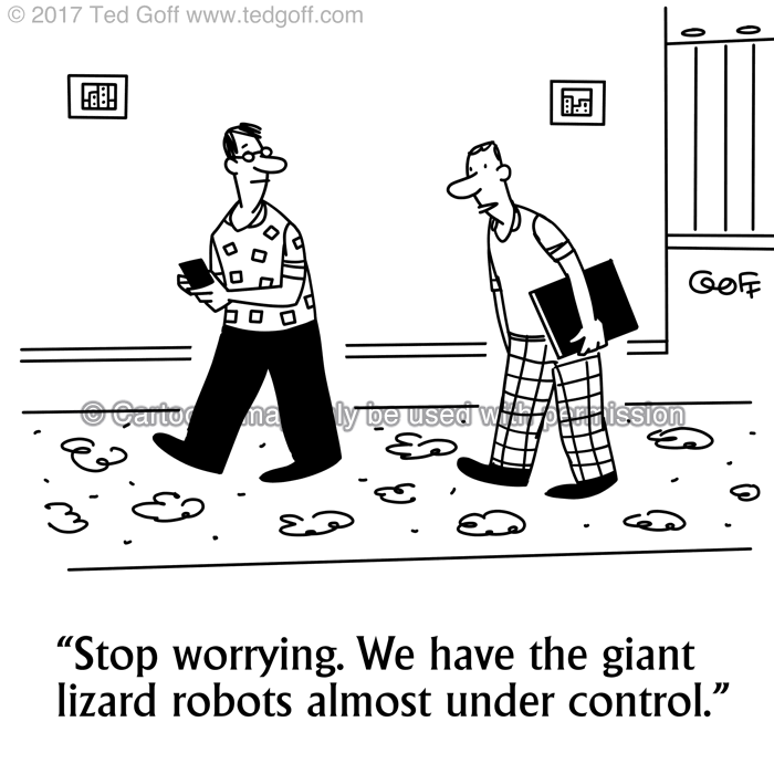 Cartoon about management