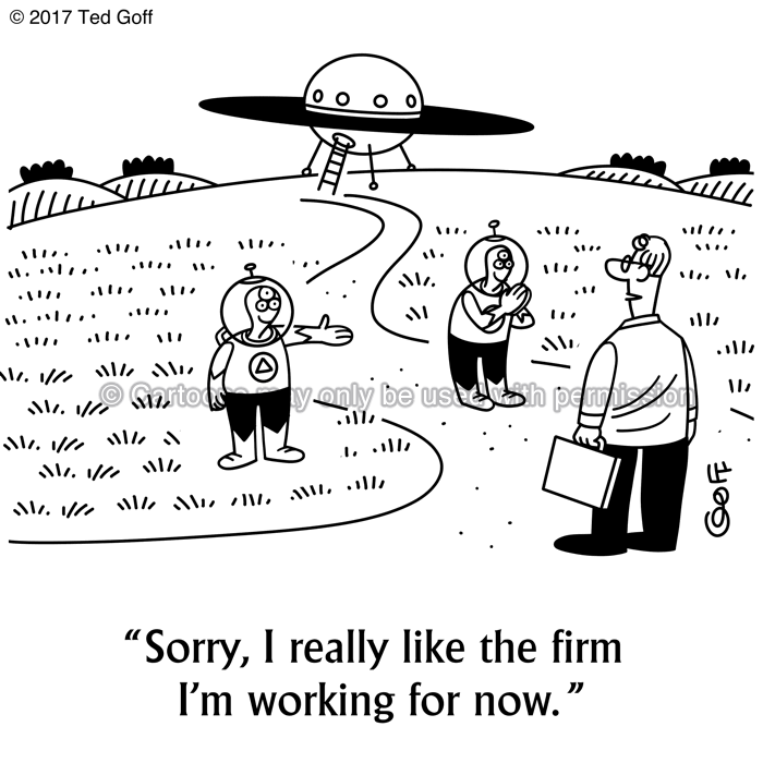 Cartoon about hiring